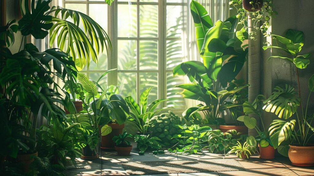 Îngrijirea plantelor de apartament: apă, lumină, și multă atenție.